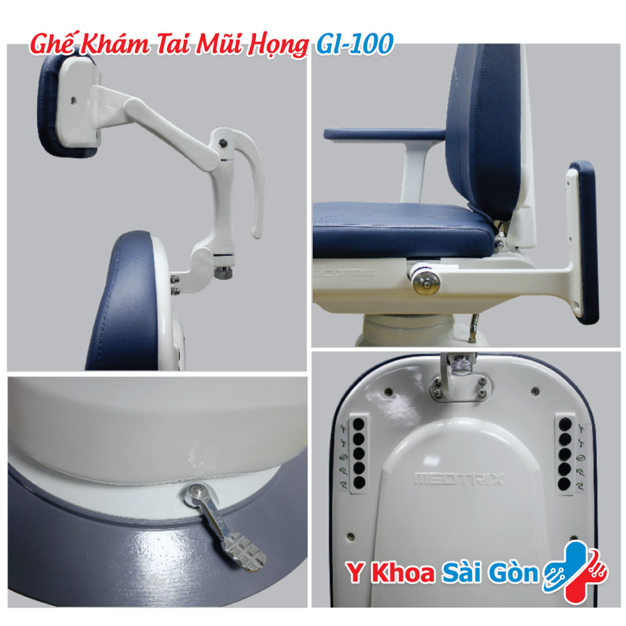 Ghế Khám Tai Mũi Họng GI-100
