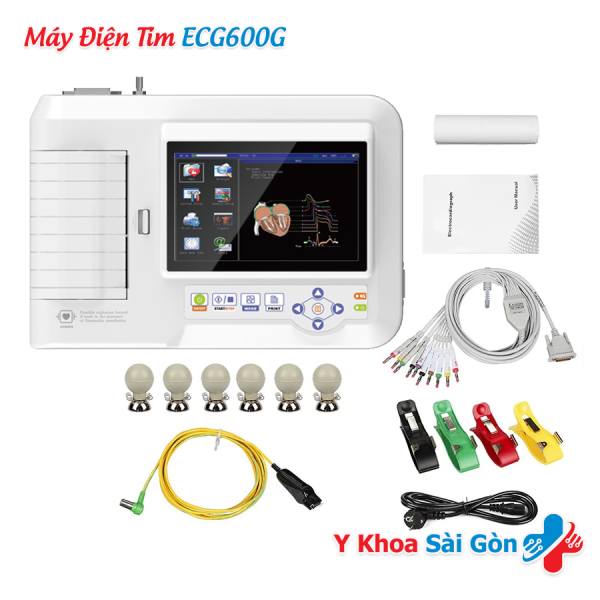Máy Điện Tim 6 Cần ECG600G