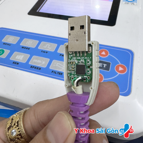 Dây Cáp USB Máy điện tim Contec ECG300G