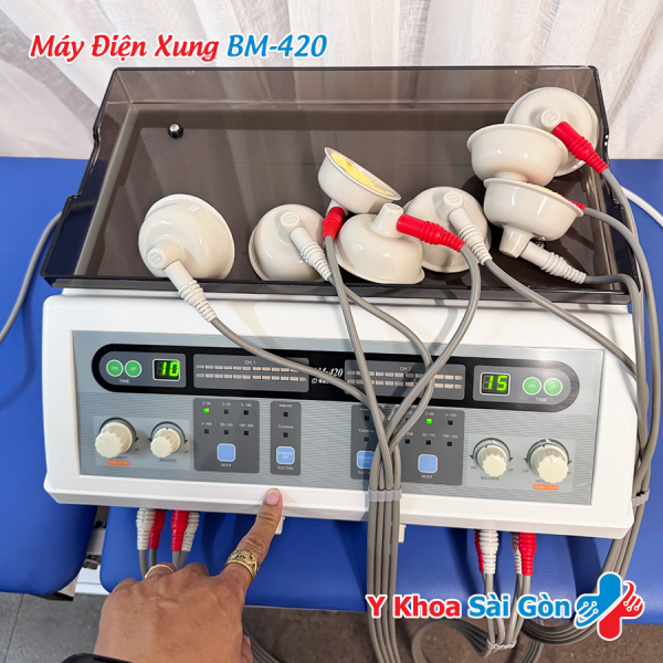 máy điện xung giác hút BM-420