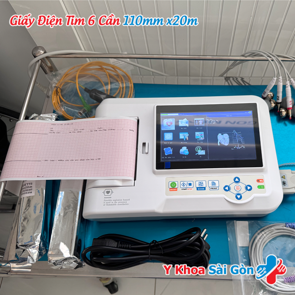 Giấy Điện Tim 6 Cần ECG600G