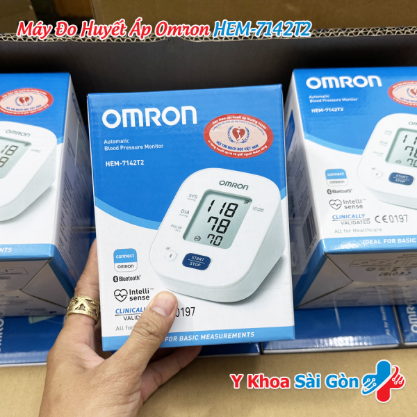 Máy đo huyết áp bắp tay Omron HEM-7142T2