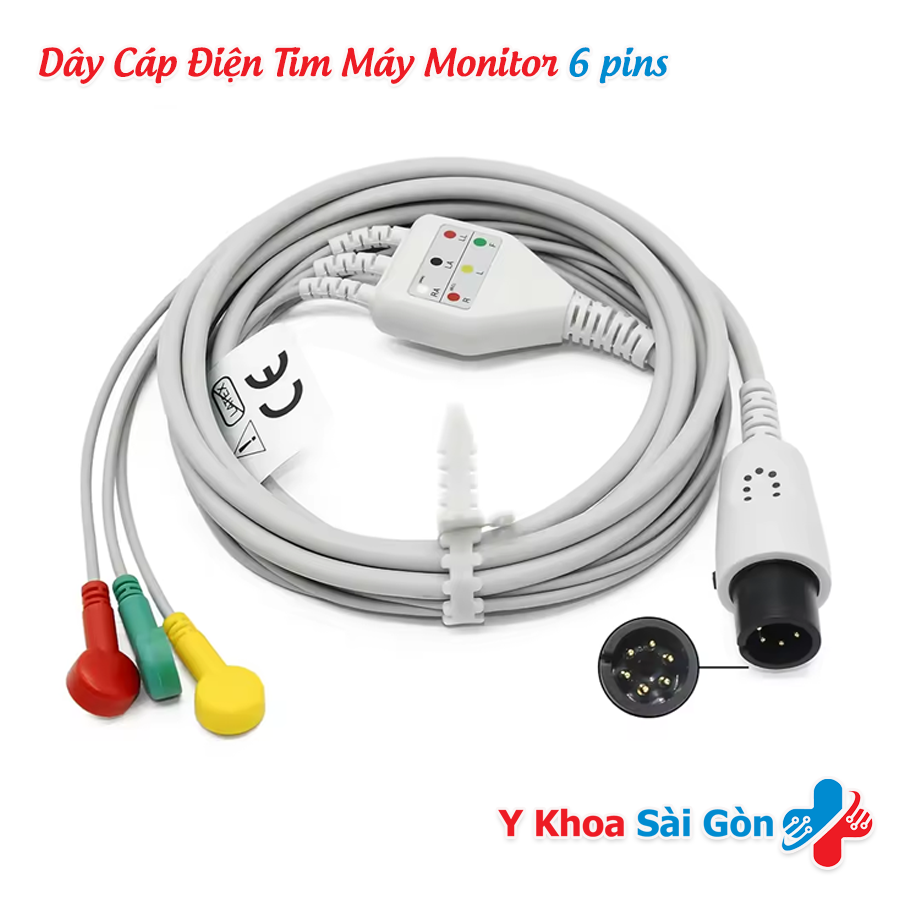 Cáp dây điện tim monitor upnmed