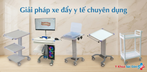 xe đẩy y tế tại Y khoa Sài Gòn