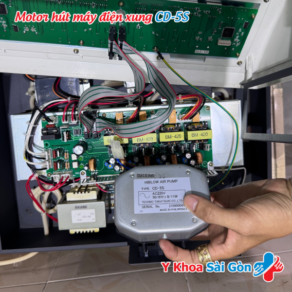 bơm hút máy điện xung