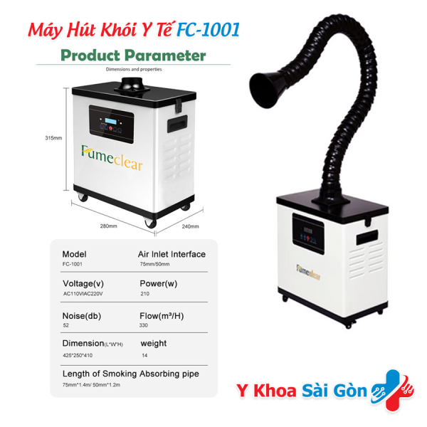 máy hút khói laser FC-1001