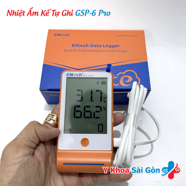 Nhiệt ẩm kế tự ghi Elitech GSP-6Pro